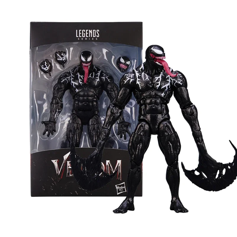 AMAZING YAMAGUCHI Venom Carnage Collectible Action Figure Spider Man Legends Joint Movable Face Statue Model Doll kids for Toy