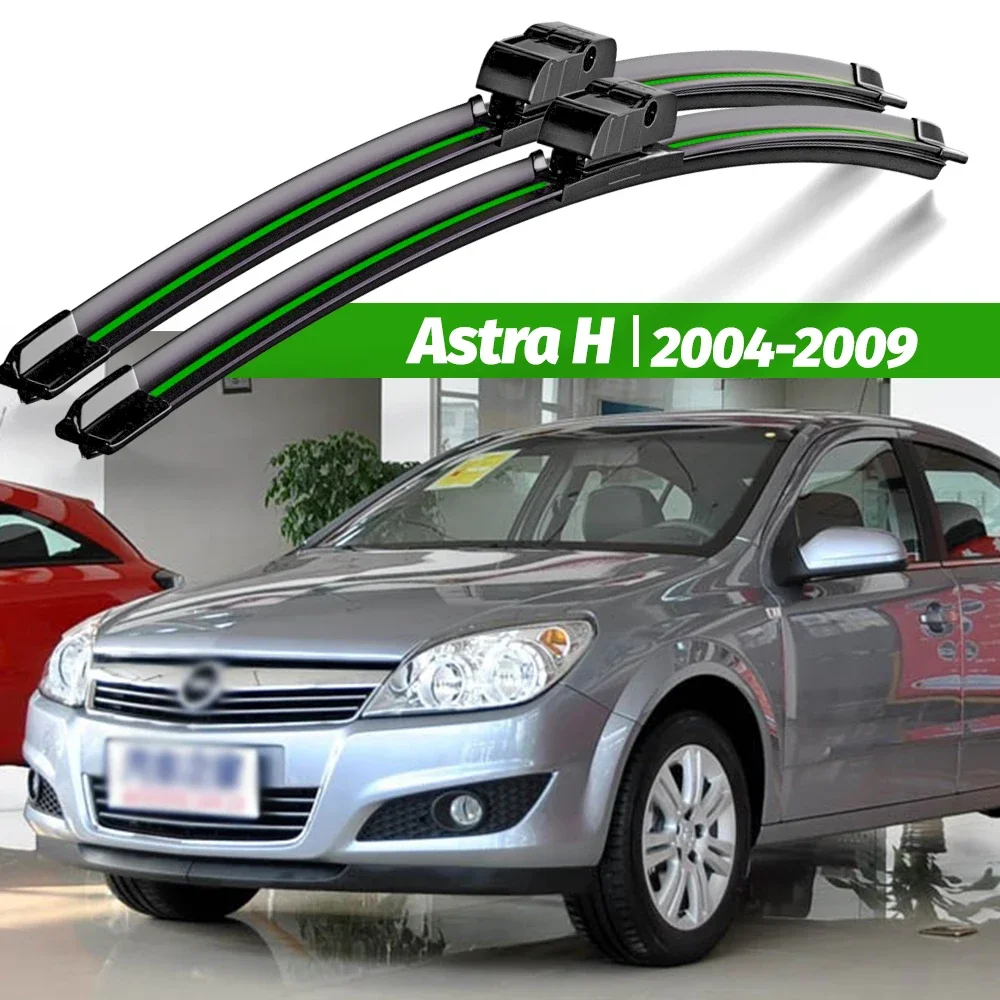 

Wiper LHD Front Wiper Blades For Opel Astra H 2004 - 2009 Windshield Windscreen Clean Window Car Rain Brushes 22"+18"