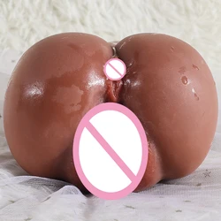 Silicone Vaginal Anus Male Masturbators Cup Real Vagina Sex Doll Realistic Butt Skin Pocket Pussy Sex Toys for Men Masturbation