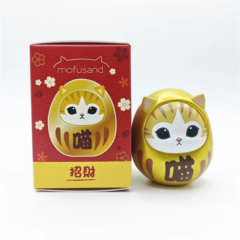 3 Pcs/Set Mofusand 6cm Figure Egg Kawaii Lucky Damo Cat Doll Model Ornament Gift Anime Collect Statue Periphery Mascot Toy Gift