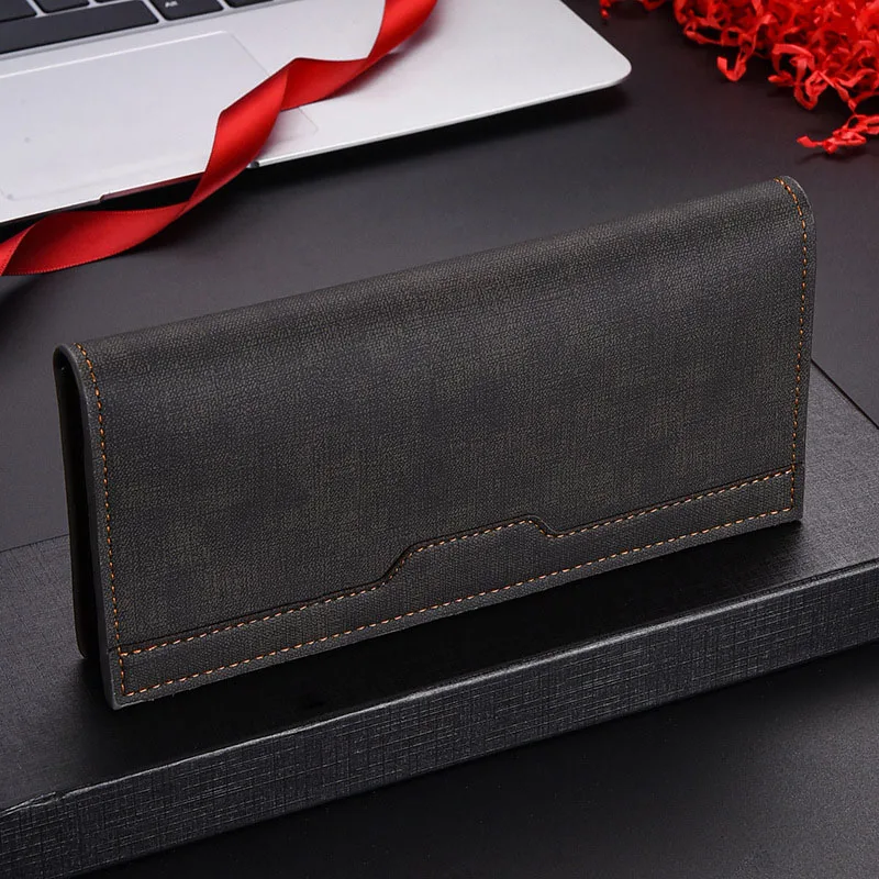 Men's PU Leather Wallets Coin Purses Fashion Business Wallet Credit Card Holder Money Bag Business wallet for men billeter