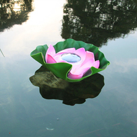 Solar LED Lights,Solar Floating Pool Lights,Waterproof Color Changing Lotuss Flower Lamp, for Garden,Pool Garden,Yard,Park
