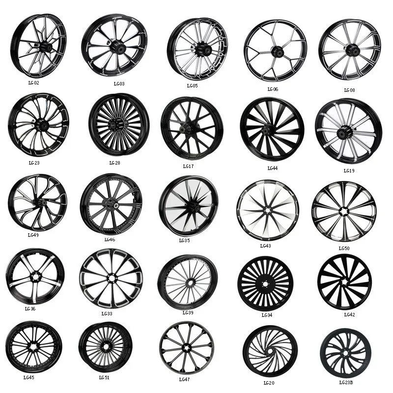 Cubo traseiro forjado de pneu largo grande de 18 * 8,0 polegadas, aro