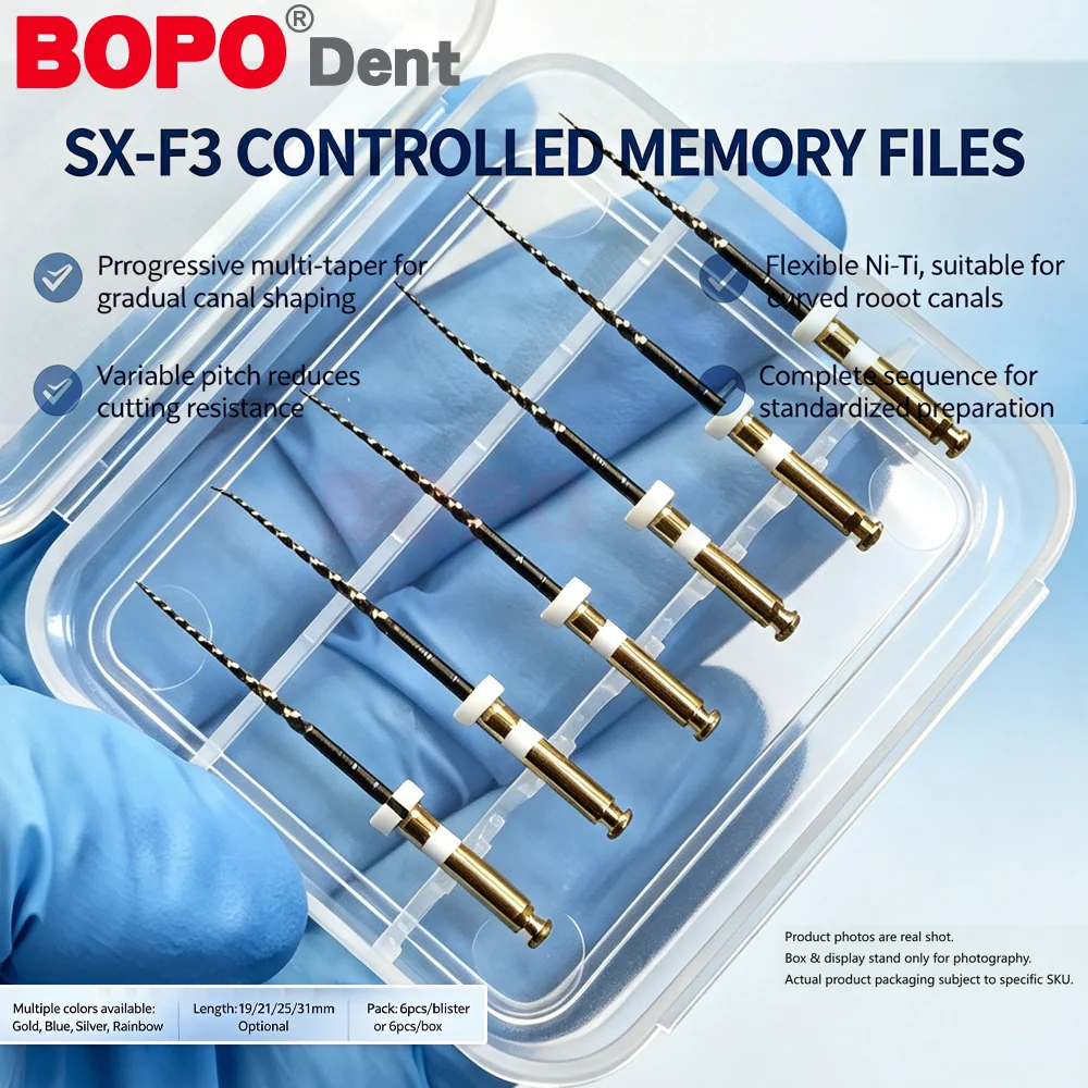 31/25mm SX-F3 F4 F5 Dental Engine Use endo S1 File NiTi Super Rotary Heat Activated Endodontic Canal Root Files Dentistry Tools