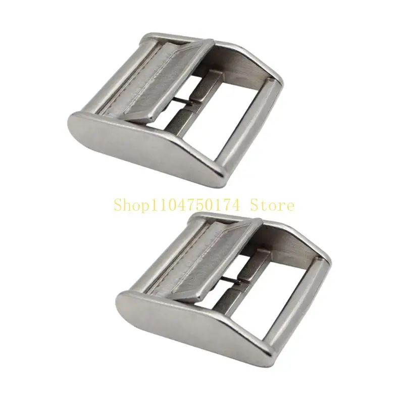 Rectangular Belt Fastener Buckle with Integrated Press-Operated Locking Plate Top Sale