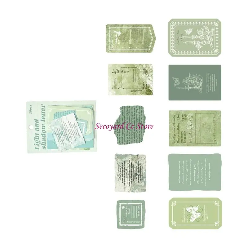 N3UC Pack of 20 DIY Sticker Decorative Sticker for Planners Diaries Scrapbooks