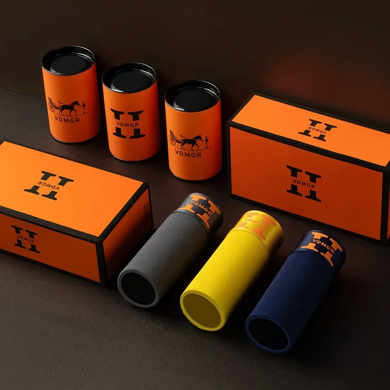 الفاخرة مشروط المغناطيسي ملابس داخلية للرجال تنفس الرطوبة فتل كبيرة الحجم سراويل داخلية للرجال هدية صندوق الصيف شقة القدم السراويل