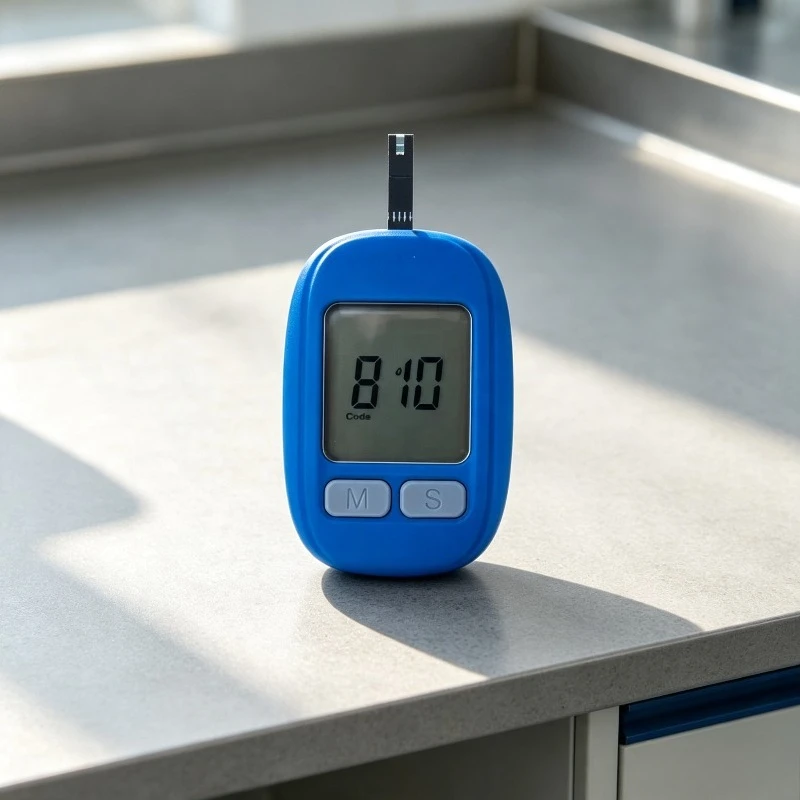 Portable POCT Blood Lactate Meter with Veterinary Test Strips for Rapid Detection