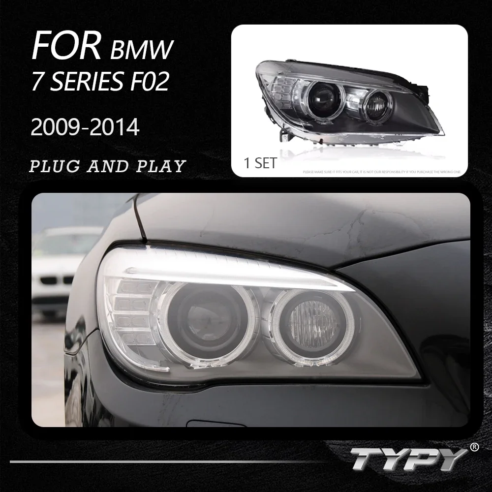 

TYPY Dynamic Signal Head Lamp Automotive Accessories Upgrade Modified New LED For BMW 7 Series F02 2009-2014 Headlights