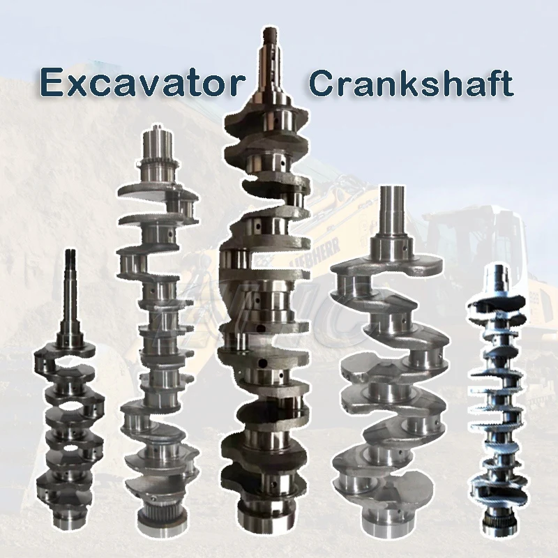 Wholesale excavator crank shaft 6BG1 4BD1 4HK1 3D95 camshaft engine parts crankshaft for Hitachi Komatsu