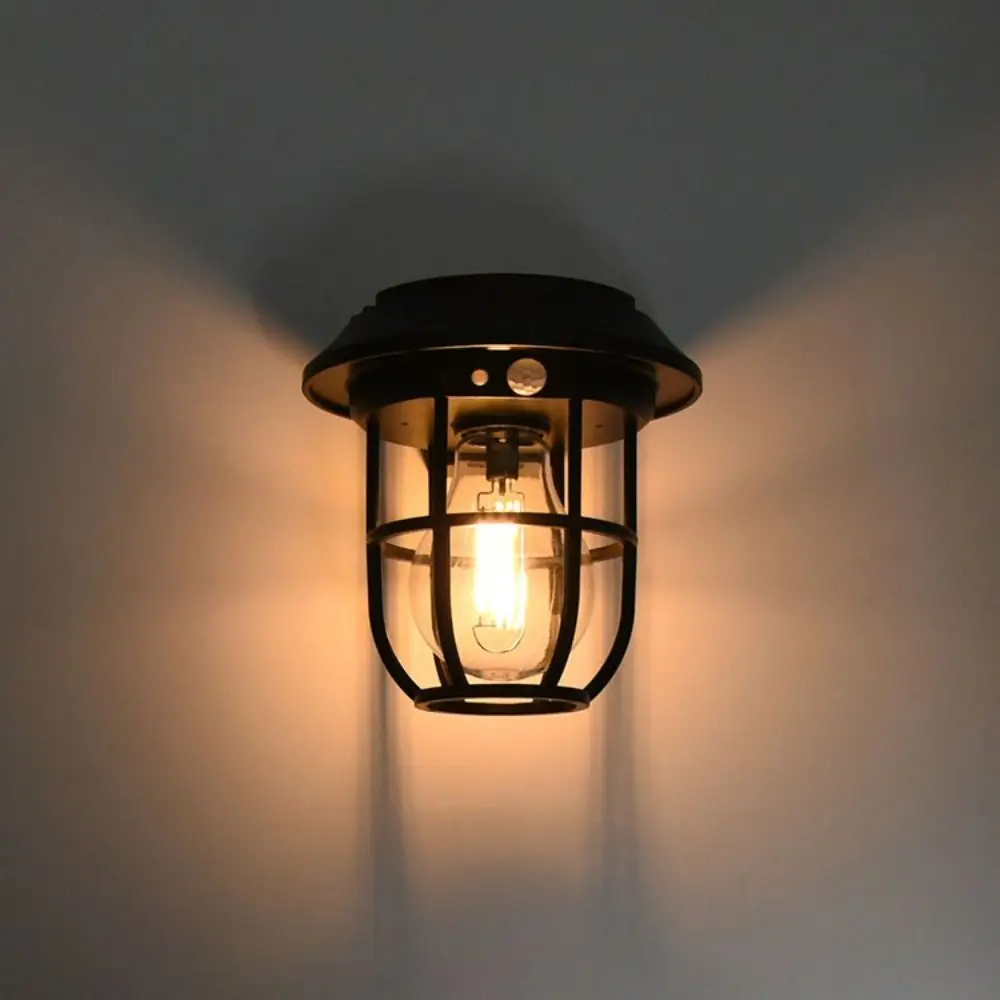 Multifunctional Hanging Solar Lamps Waterproof Bright Lawn Lamps Portable Motion Sensing Tungsten Filament Light Tent