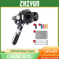 ZHIYUN CRANE M2S 3-Axis Handheld Camera Gimbal Stabilizer CRANE M2S COMBO Compatible with Sony Fuji Nikon DSLR Mirrorless Camera