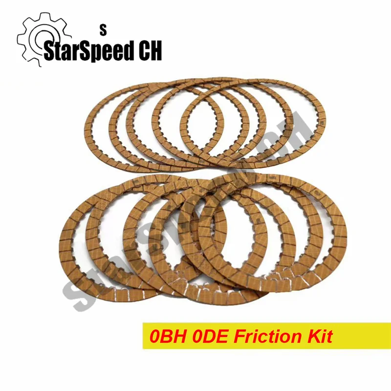 

Original New DQ500 0BH 0BT 0DE OBH DSG 7 Speed Transmission Clutch Plate Friction Plate Kit Fits For AUDI VW Tiguan