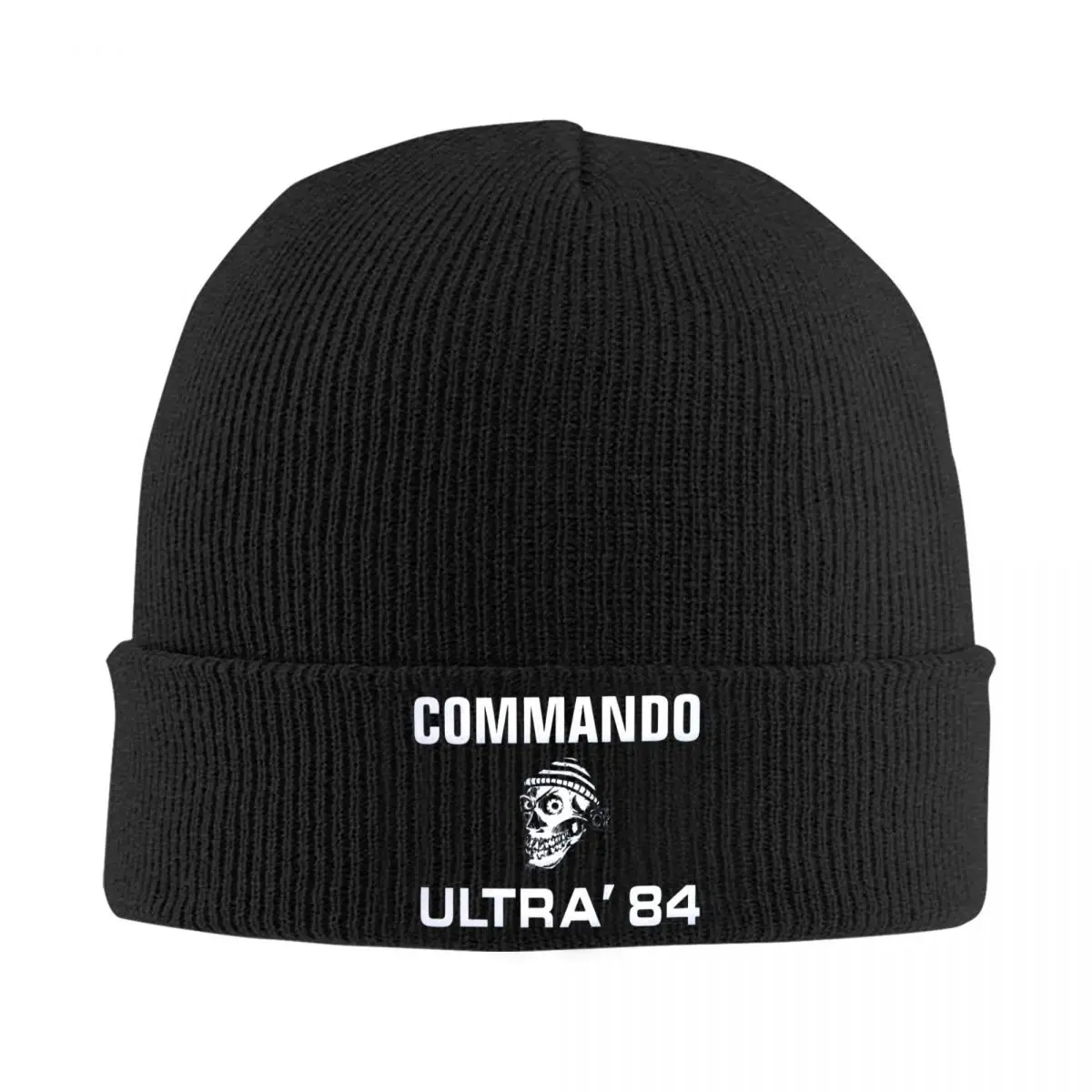 COMMANDO ULTRA 84 MARSEILLE ULTRAS FOOTBALLER FANS Skullies Beanies Caps Winter Warm Knitting Hat Bonnet Outdoor Ski Cap