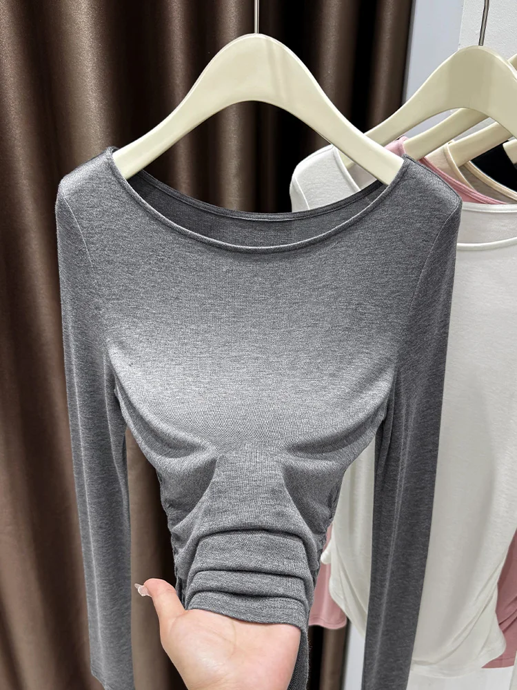 

Вязаный базовый комплект для женщин: уникальная красивая одежда для дома и улицы, мягкая и удобная, на одно плечо, для весны и осени