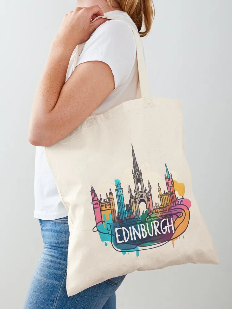 

Edinburgh Scottland Tote Bag tote bag screen hand bag ladies women for beach