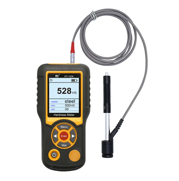 

Hardness Tester Pen Type Portable Aluminum HT-1208 OEM,ODM 2 Mins 3 AA Batteries CN GUA Type