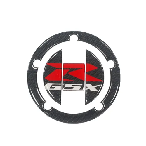 Imagen 2 del producto Accesorios para motocicleta, cubierta de tanque de combustible de fibra de carbono 3D, pegatinas protectoras decorativas impermeables adecuadas para SUZUKI GSXR