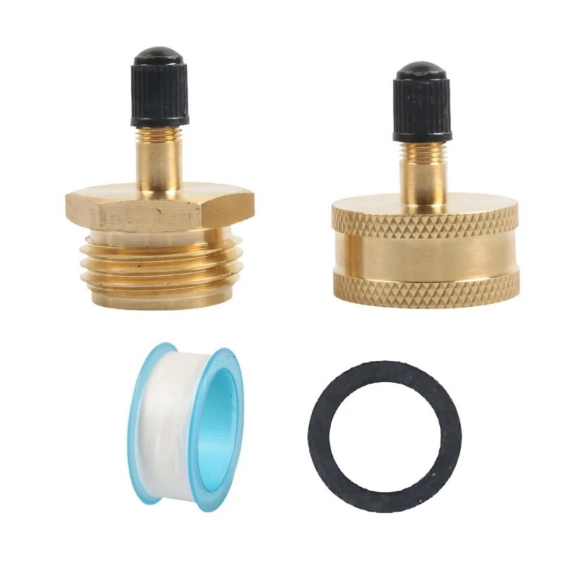 

D5BE Brass Pipe Drain Fitting with Leak Proof Seal 3/4GHT for Cold Weather Use