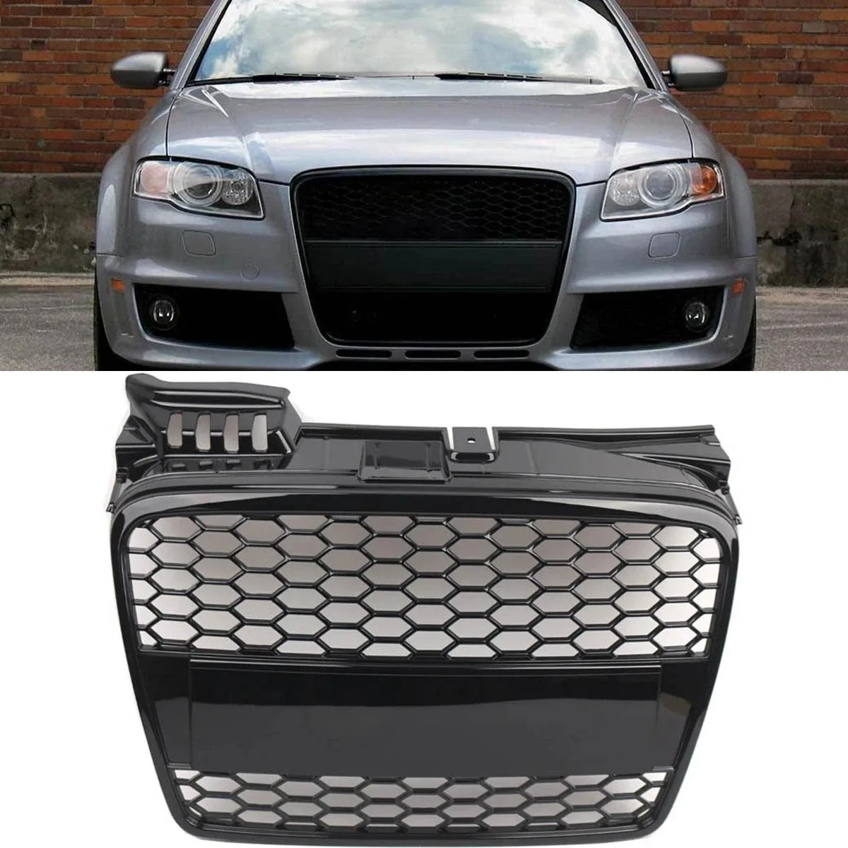 Audi RS4 B7 フロントバンパーグリル 左右 Audi rs4 b7 grill-AliExpress