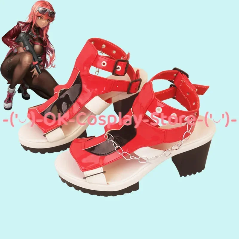 [Customized Size] Goddess Volume Cosplay Shoes Game Roleplay Costume Prop Halloween Carnival Party Boots PU Leather