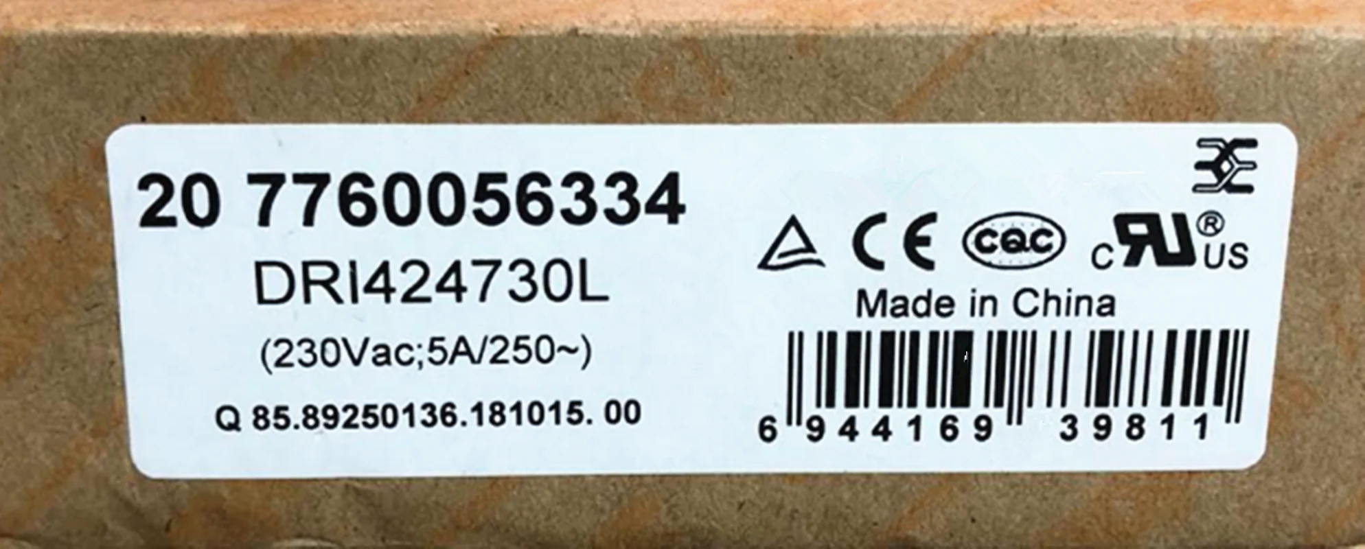 

Brand new relay 7760056334 DRI424730L