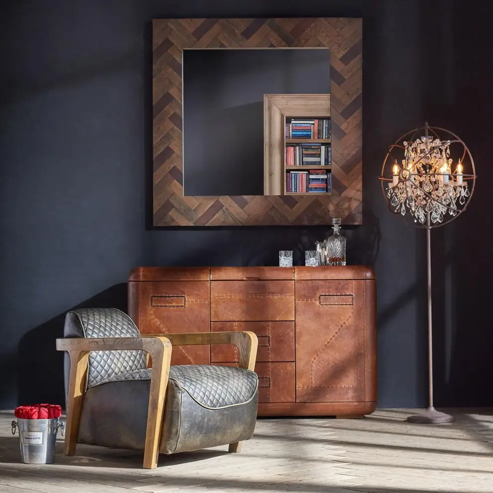 Lounge Modern Accent Designer Armchairs Antique Furniture Sofa Set Wooden Luxury Living Room Leather Chairs