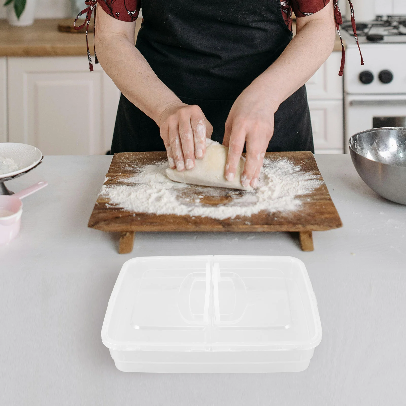 Pizzateigschale mit Deckel, Proofing-Behälter, Herstellung von Zubehör, Boxen, Behältern, Ei
