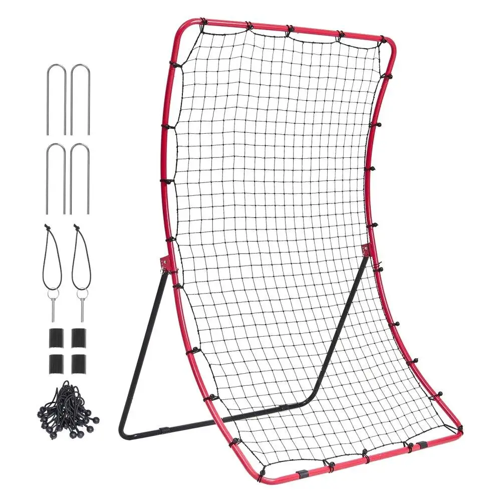 أداة تدريب البيسبول اللينة Rebounder Net All Angle Fielding مقاس 4 × 5.5 قدم