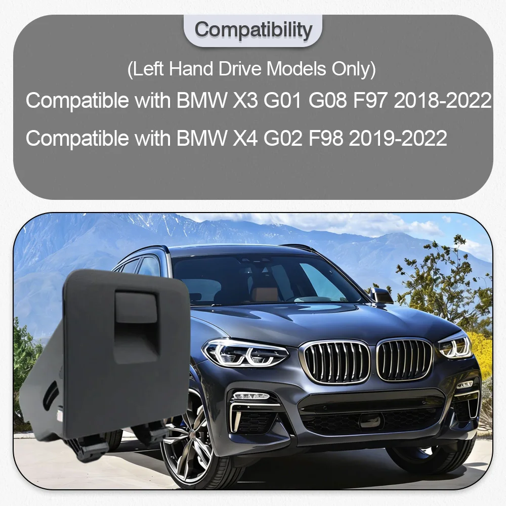 

Коробка-органайзер для хранения в приборной панели для BMW X3 G01 G08 F97 2018-2022, X4 G02 F98 2019-2022, артикулы 51456817892, 51456817893