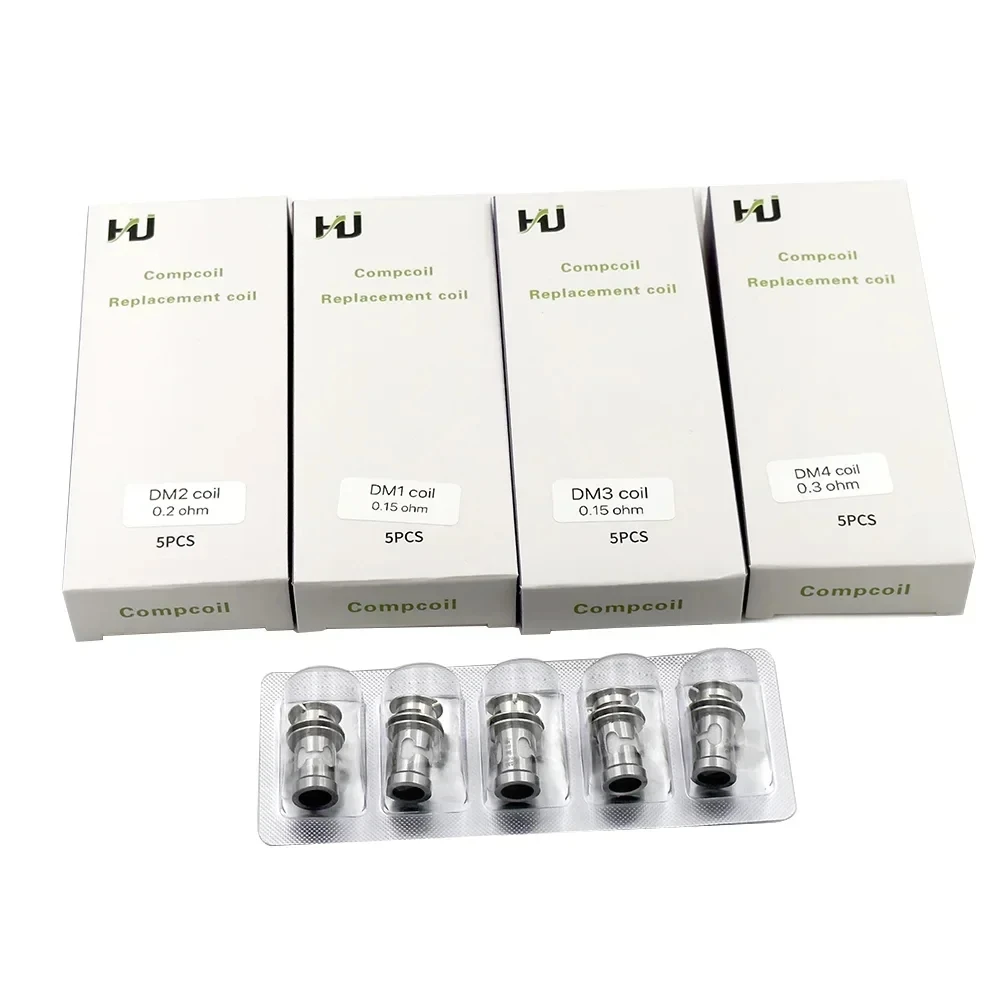 

5 шт./упак. катушка TPP DM1/DM2/DM3 DM4 0,15/0,2/0,3 Ом сетчатые катушки для Drag 3 Drag X S Plus Pro Vape Mod Kit