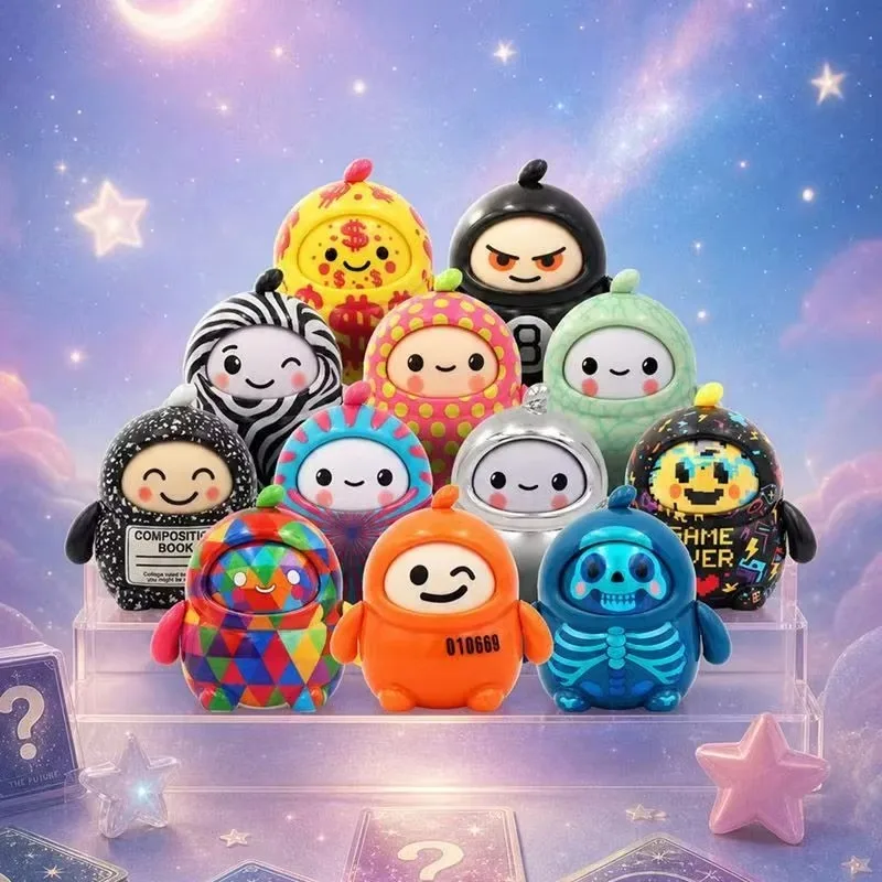 In Stock Lama Tama Blind Box Figurine Cartoon Random Style Box Set Trendy Toys Collect Desktop Ornament Periphery Birthday Gift
