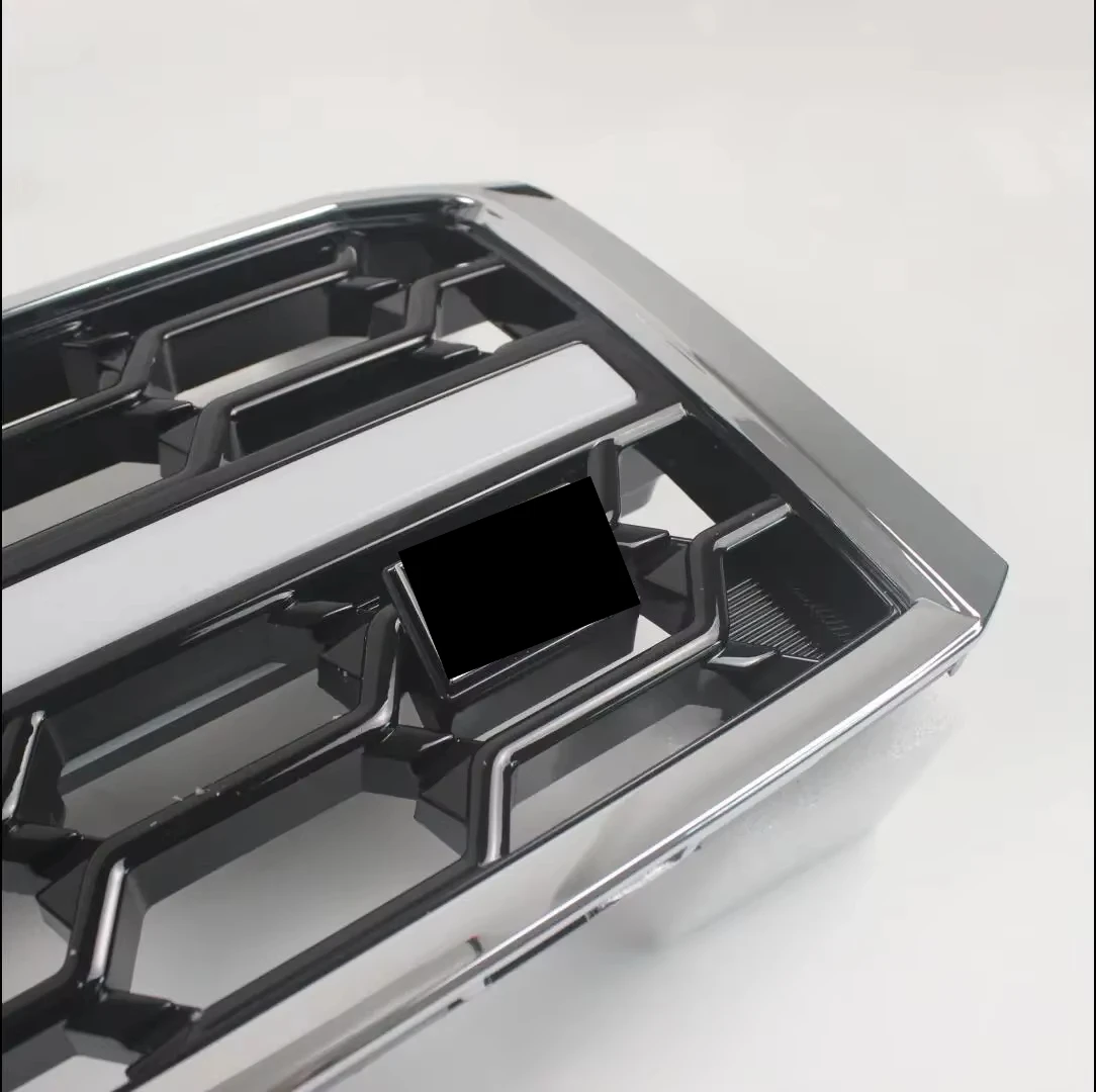 For Toyota Land Cruiser LC70 LC71 LC76 LC78 LC79 LED Chrome Front Grill GR Grille Replacement Car Accessories Air Intake Grille