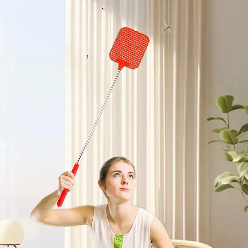 Fly Swatter For Indoors Indoor Manual Fly Swatter Retractable Design Fly Swatting Tool For Bedroom Living Room Home And