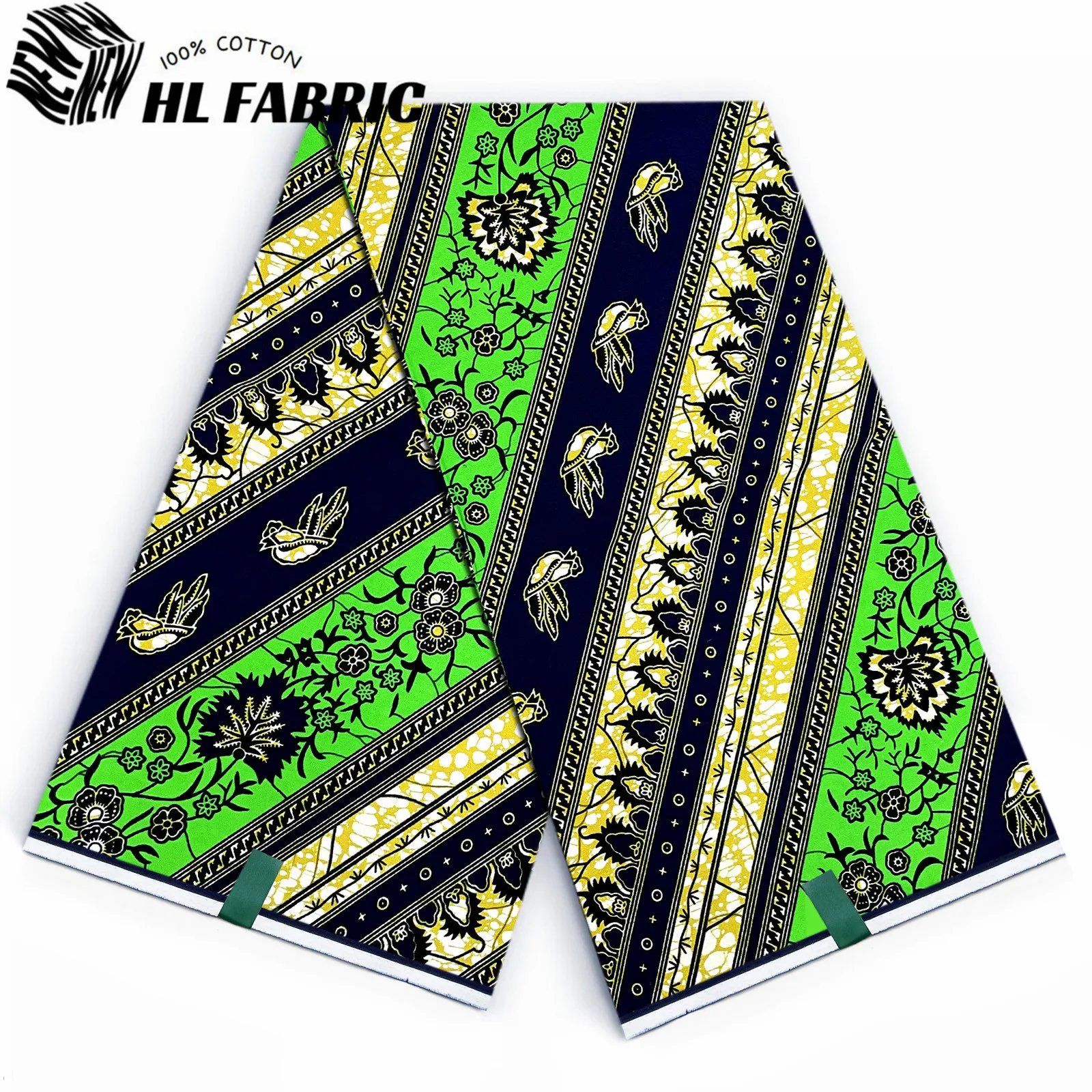 Lilin gaya Afrika lilin kain Nigeria Ankara cetakan blok Batik kain berlubang Belanda Pagne 100% katun untuk menjahit VL-088