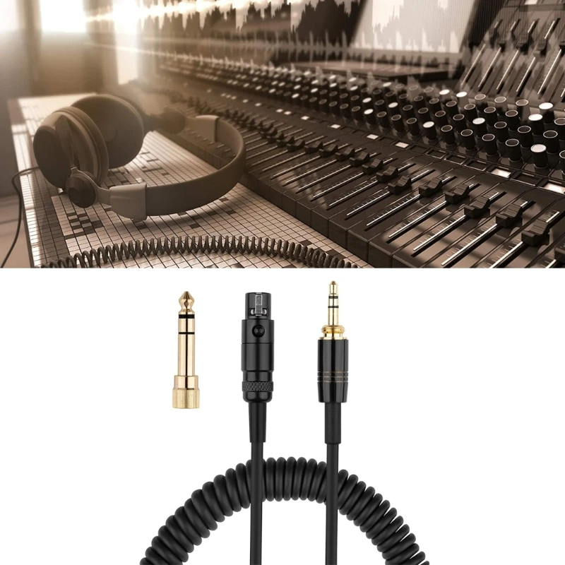 Сменный пружинный кабель для наушников для AKG Q701 K702 K267 K712 K141 K171 K181 K240 K271MKII K271, кабель для обновления 95AF