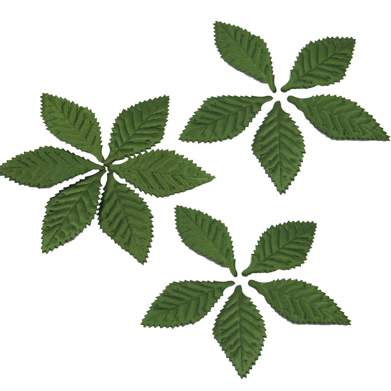 (50 Stück/Packung) Simulierte Blatt-Hochzeitsdekoration, Landschaft, Blatt, DIY-Material, Kopfbedeckung, Kranz, Dekoration