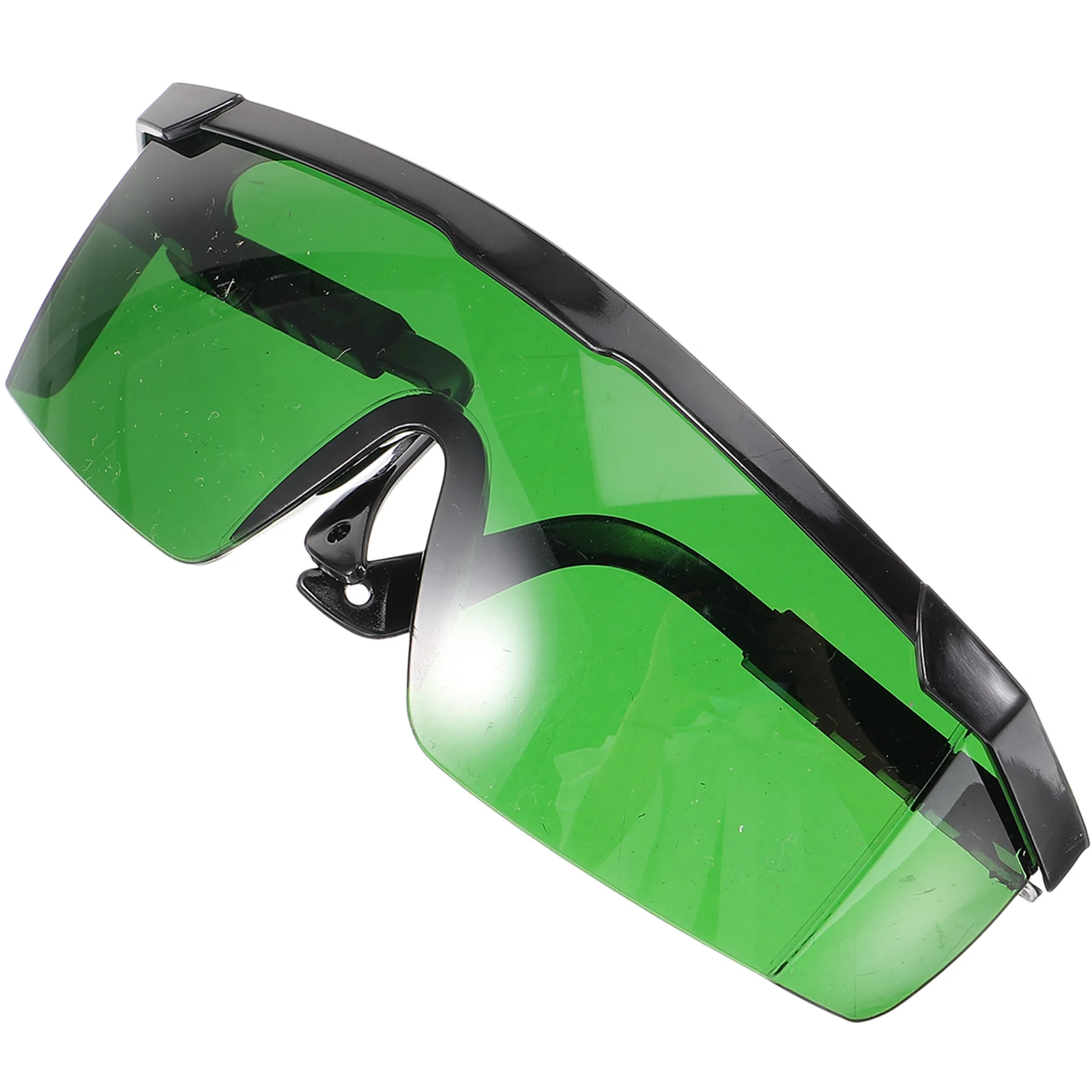 Safety Glasses Black Frame Green Lens Welding Dust-proof Fine Workmanship Goggles for Men PC Protective