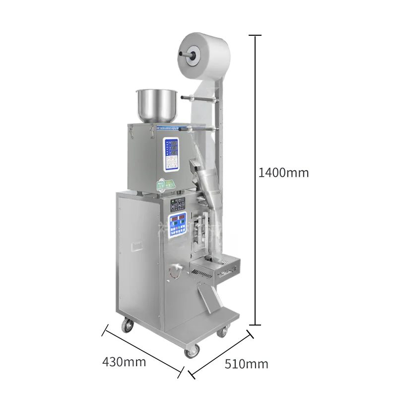 

DZD-220 Vertical Filling and Sealing Maker Packing Machine Granule Grains Packaging Machine with Weigher