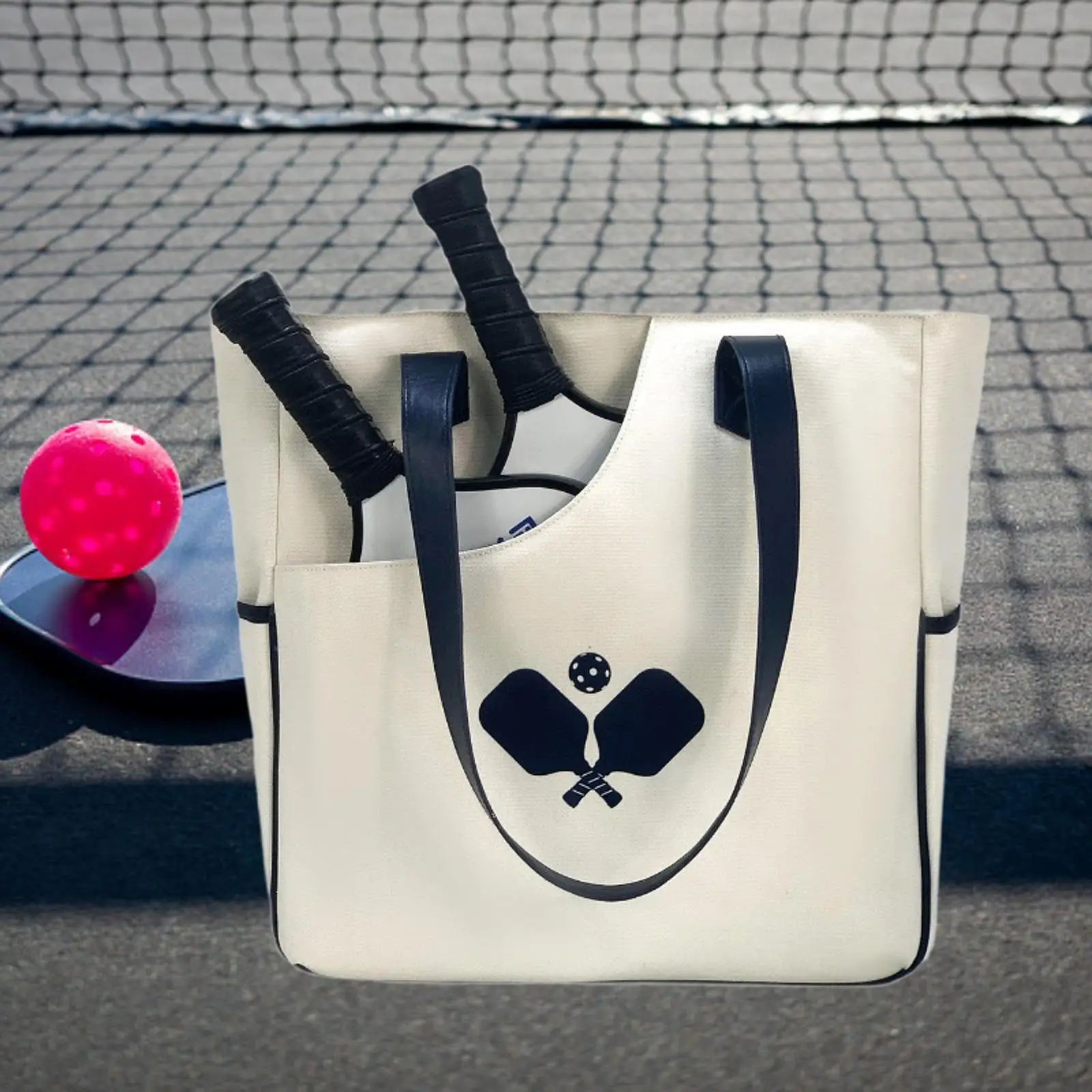

Tennis Tote Bag Racquet Carrying Bag Racket Holder Sports Pickleball Bag