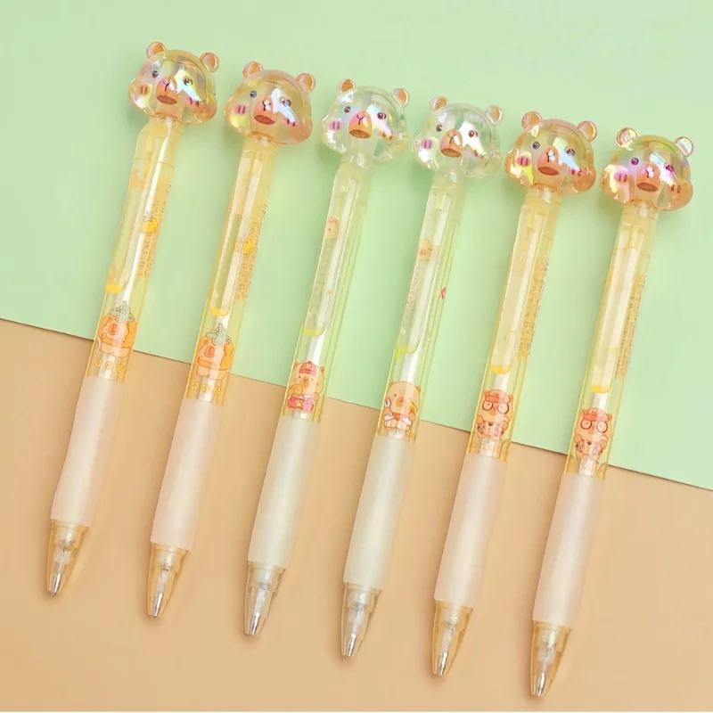 36 pcs/lot Kawaii Capybara Mechanical Pencil Cute 0.5/0.7mm Drawing Writing Automatic Pen School Office Supplies