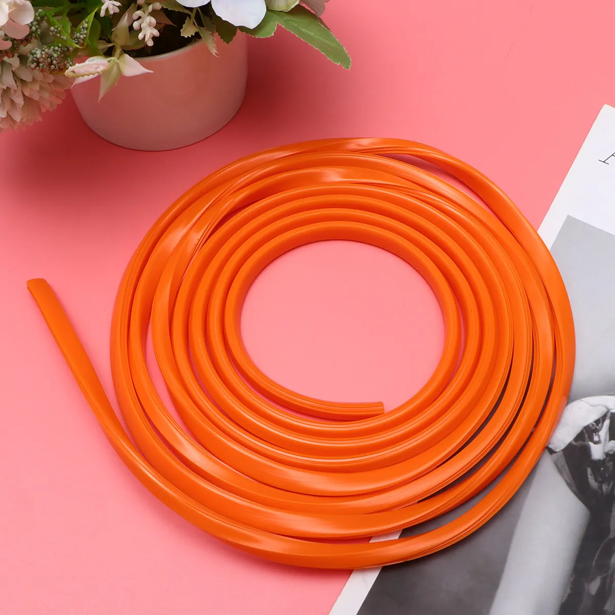 

3-метровый 6-миллиметровый алюминиевый профиль 2020 с плоским уплотнительным пазом, оранжевый, долговечный, практичный, для 3D-принтеров, держатель панели