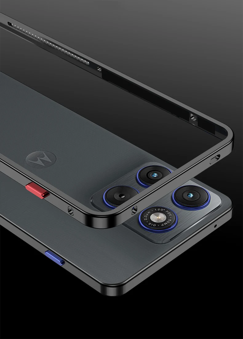 Für Motorola Edge 70 Moto X70 Air Hülle Transparente Aluminiumlegierung Rahmenabdeckung Für Motorola Edge70 Stoßdämpfende Stoßfängerhülle – Detail 4