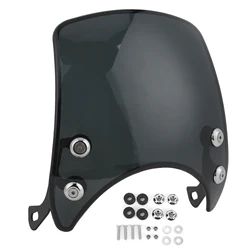 Motorcycle Windshield PC Wind Deflector Universal 5-7in Headlamp Universal Fit for Kawasaki for Suzuki