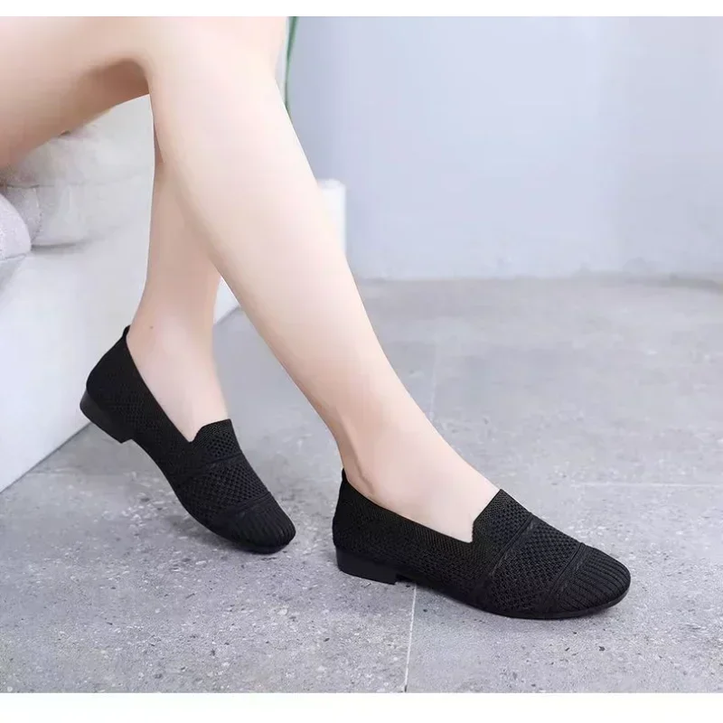 Casual Shoes for Women Soft Sole Anti Slip Casual  Fly Woven Flat Bottomed Womans Shoes Flats Shoes Fisherman  Woman 2024