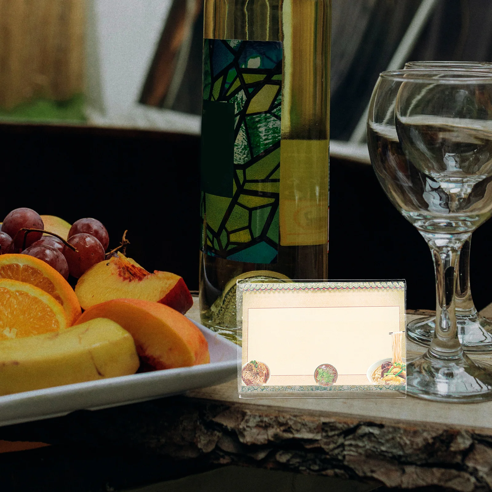 ขาตั้งอะคริลิคทรงตัวแอล 20 ชิ้น สำหรับวางป้ายเมนู รูปภาพ กระดาษ ใช้จัดระเบียบบนโต๊ะ เหมาะสำหรับร้านค้าปลีก โชว์สินค้า