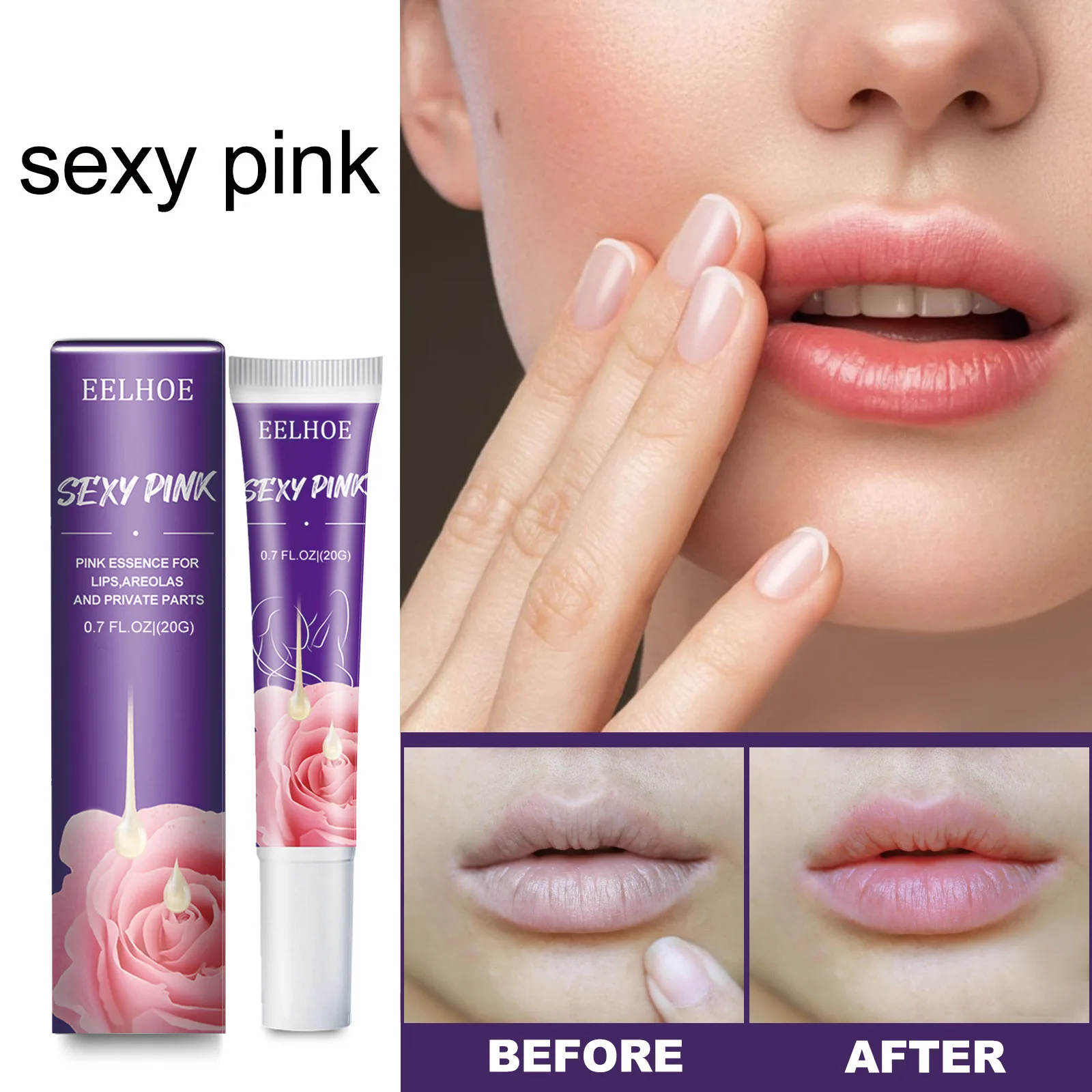 

Body Whitening Cream Intimate Area Tender Red Essence Lip Underarm Knee Butt Dullness Bleach Remove Melanin Brighten Beauty Care