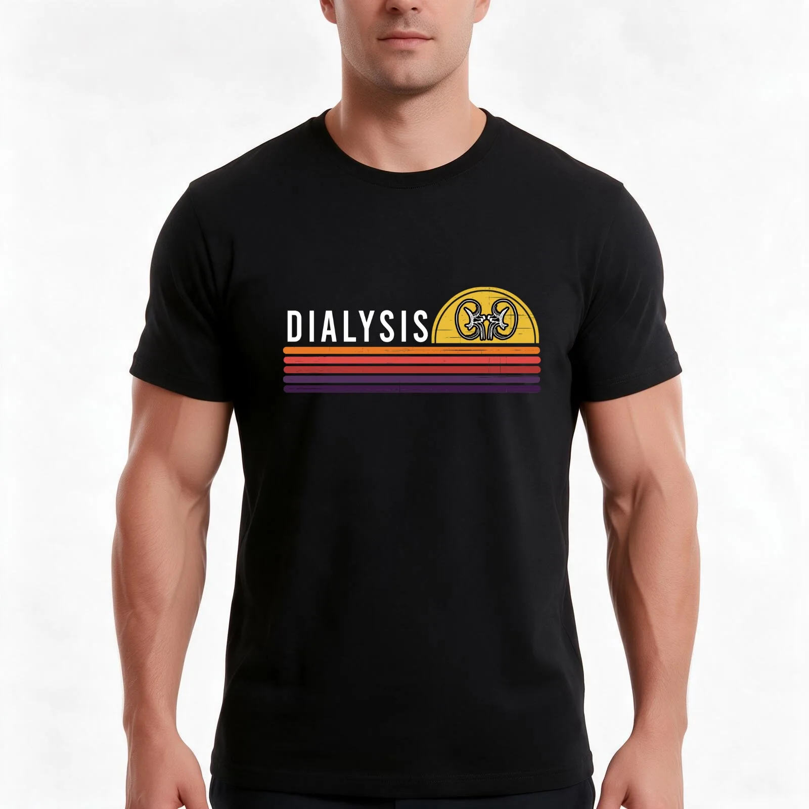 Dialysis for Dialysis Patient Dialysis Technician T-Shirt, Summer Casual Cotton Tee, Oversized Streetwear Tops, Unisex Men Women
