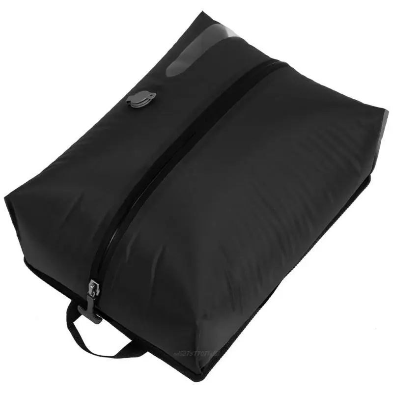 

X5XA Компрессионная сумка для хранения, 16 л, дизайн с видимым окном, герметичное уплотнение, практичный нейлон для экономии в