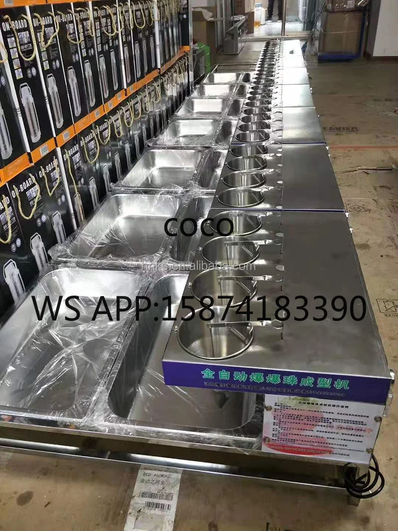 Commercial Popping Boba Maker Machine Fruit Juice Jelly Ball Making Machine for Bubble Tea Shop
